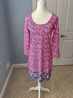 NWOT Lilly Pulitzer Beacon Dress in Slathouse Stripe Engineer Size S